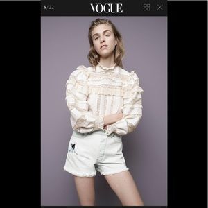 La Vie Rebecca Taylor Denim Jean Shorts Sz26⚡️